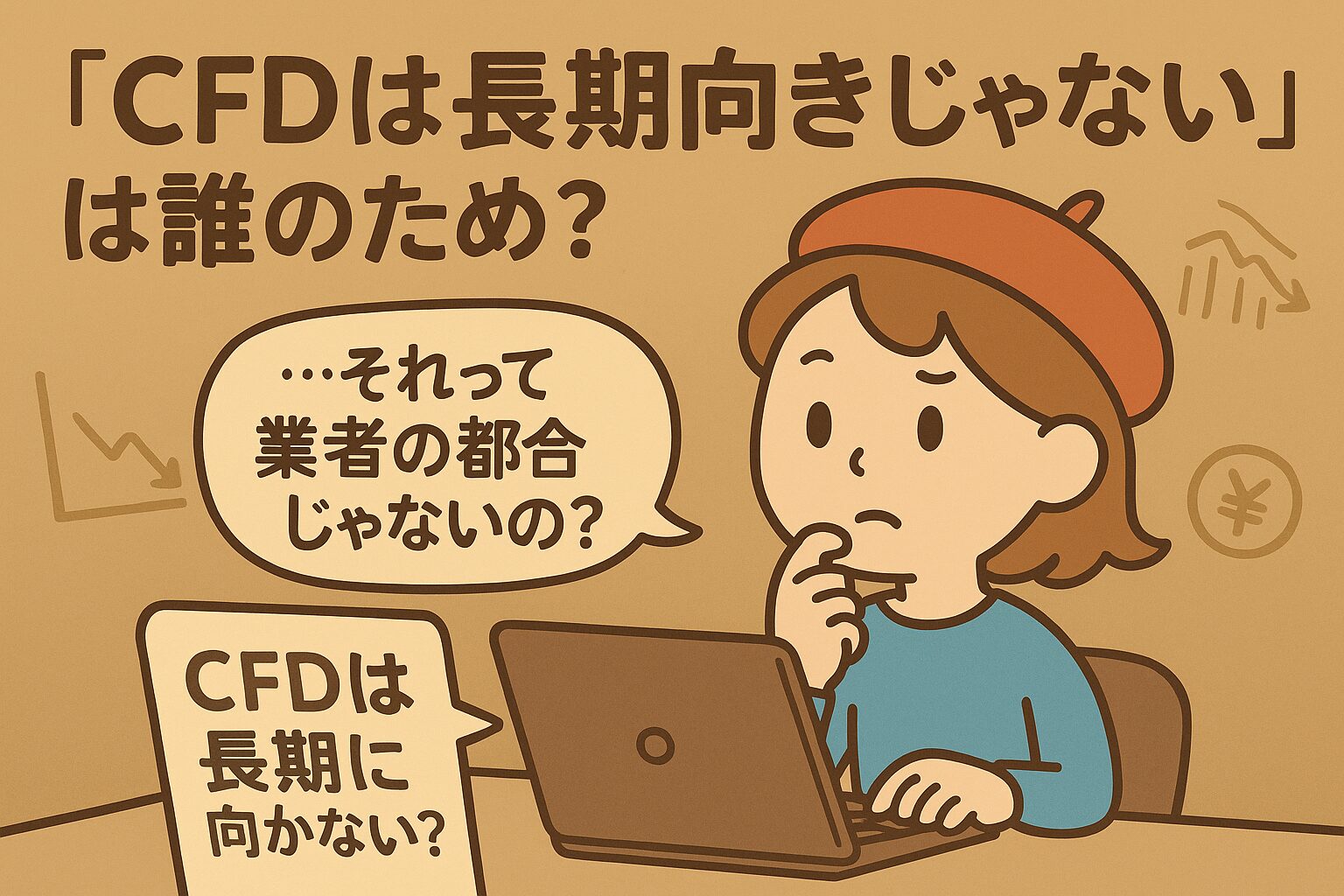 CFDは長期保有に向かない？初心者が知らない“業者の本音”とは | C絵筆ちゃんの資産運用研究室